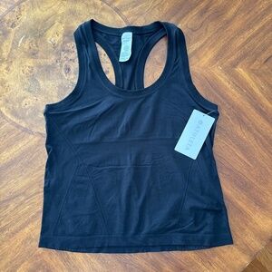 Athleta Black seamless sport tank- size L